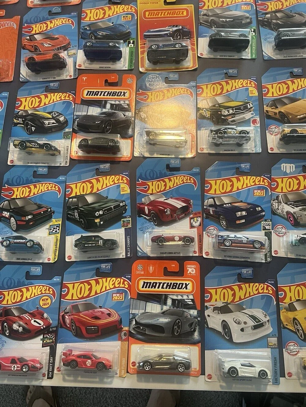 Hot Wheels 1:64 Car Lot Of 113 2020-2023 Unopened Carded Mainline Supercar JDM